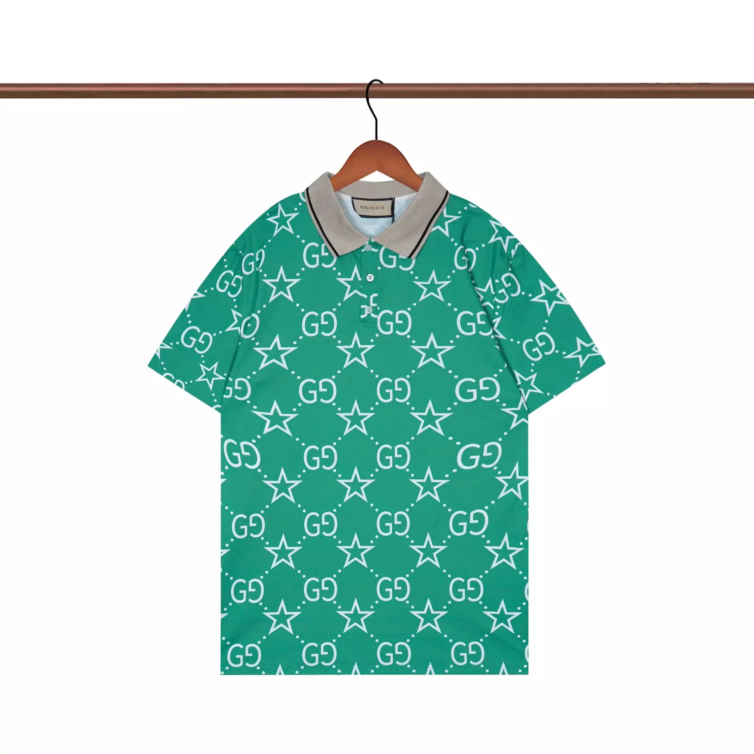 Gucci GG Logo Print Polo White Polo Shirt - 29