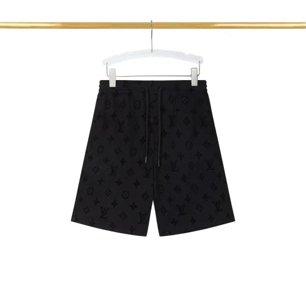 Louis Vuitton Monogram Watercolor Print Shorts Blue White - 24