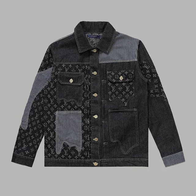 Louis Vuitton Jackets Monogram denim trucker jacket product detail image 16
