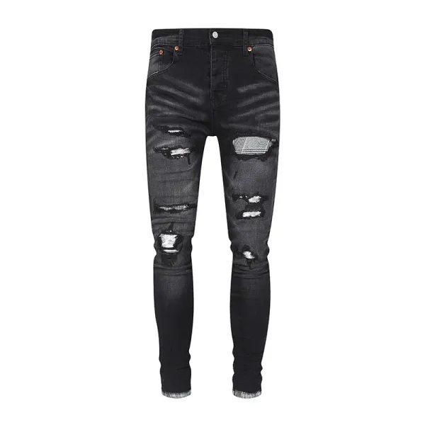 Off-White Paint Splatter Distressed Skinny Jeans - 23