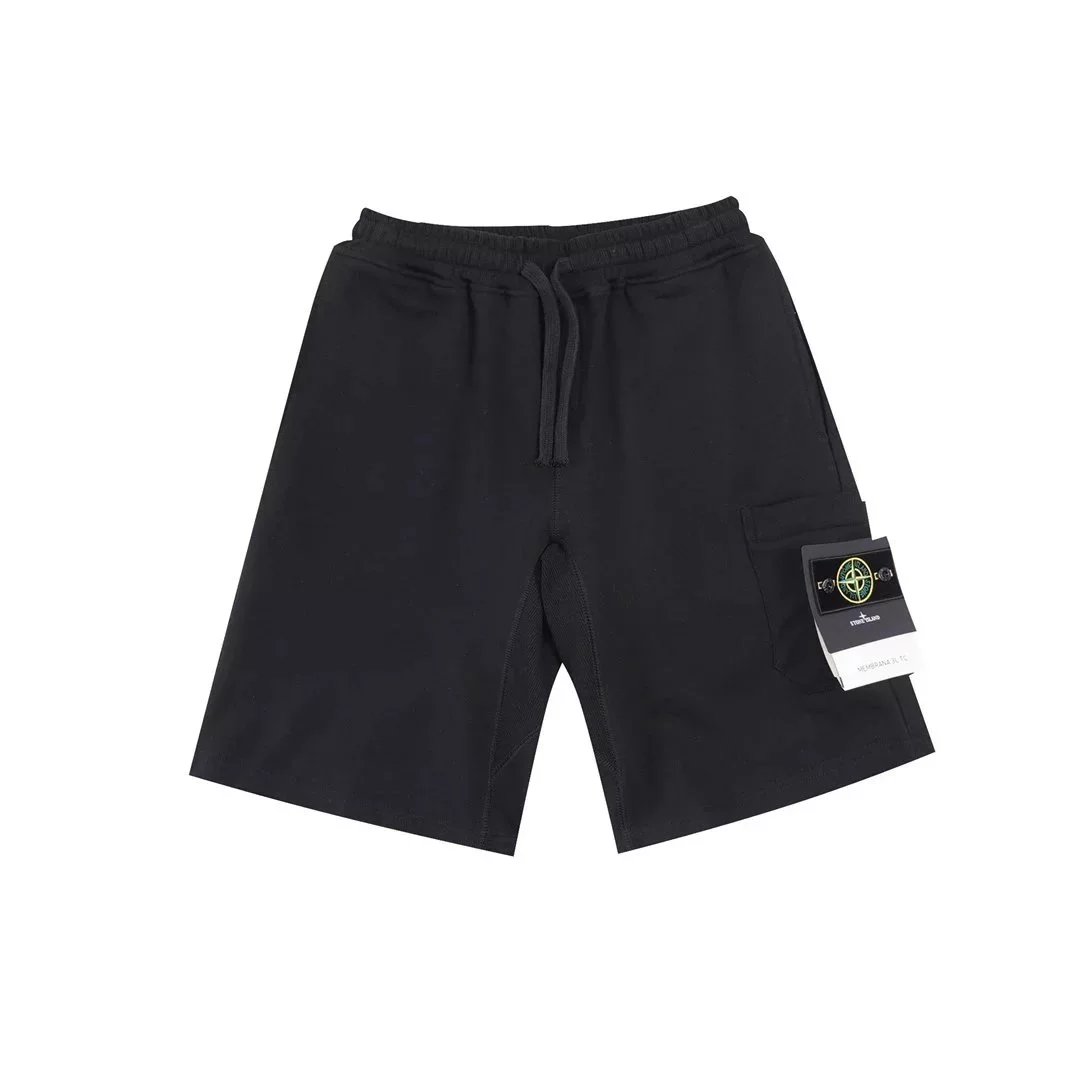 Stone Island Compass Logo Shorts Gray - 18