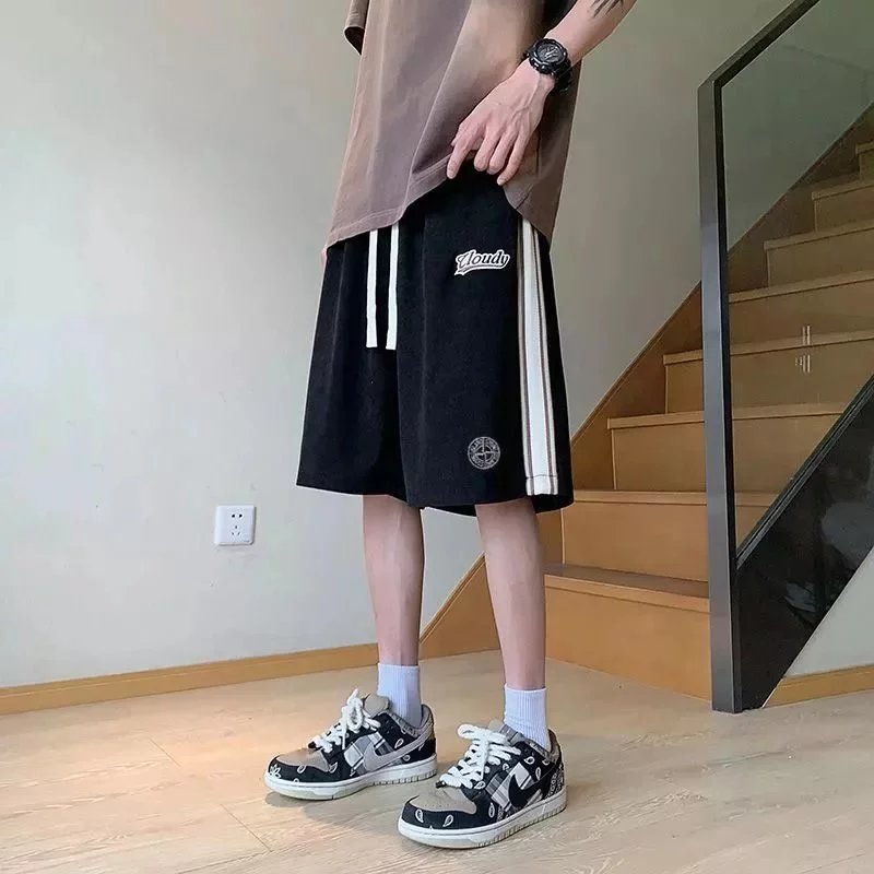 Stone Island Compass Logo Shorts Gray - 25