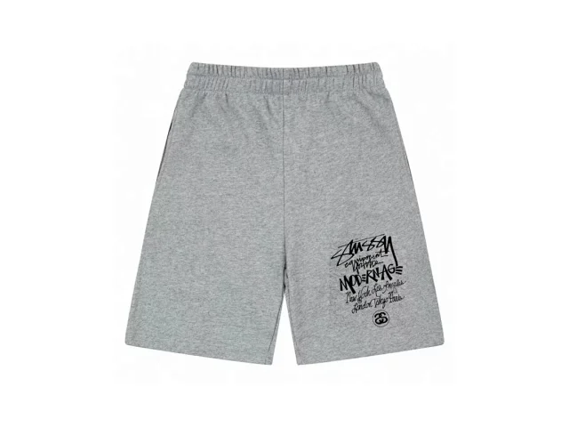 Stüssy Shorts Elastic-waist graphic product detail image 19