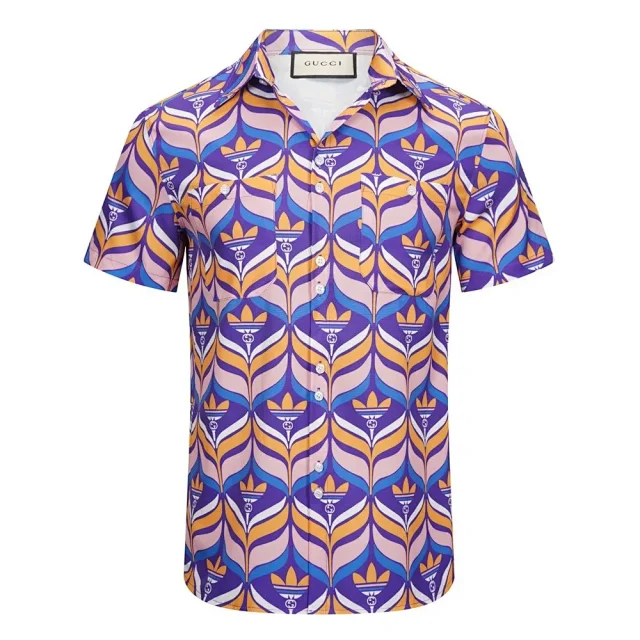 Gucci Shirts Short-sleeve printed button-up shirt product detail image 17