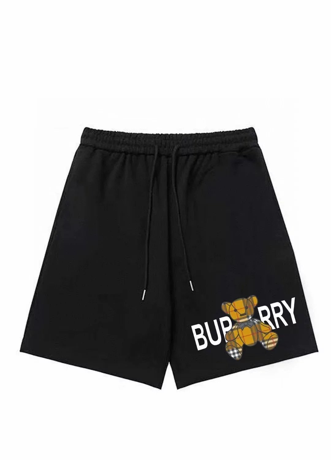 Burberry Thomas Bear Print Cotton Sweat Shorts White - 19