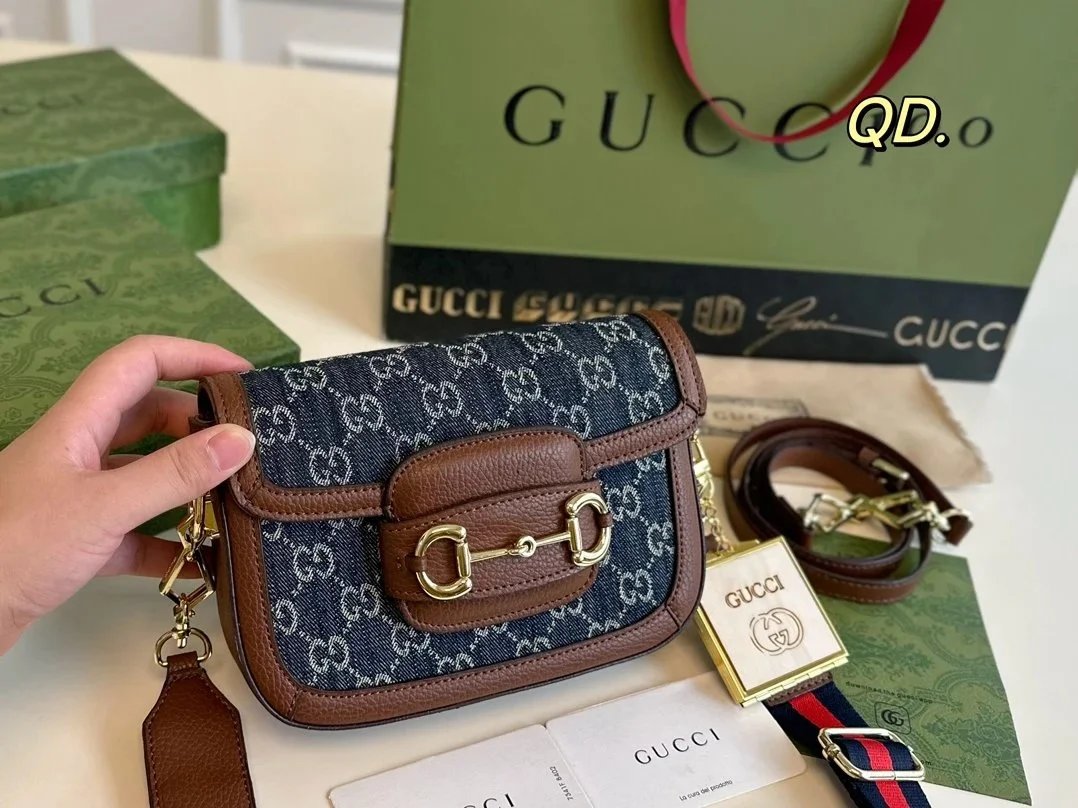 Gucci GG Marmont Mini Hobo Bag Beige with Web Stripe Shoulder Bag - 18