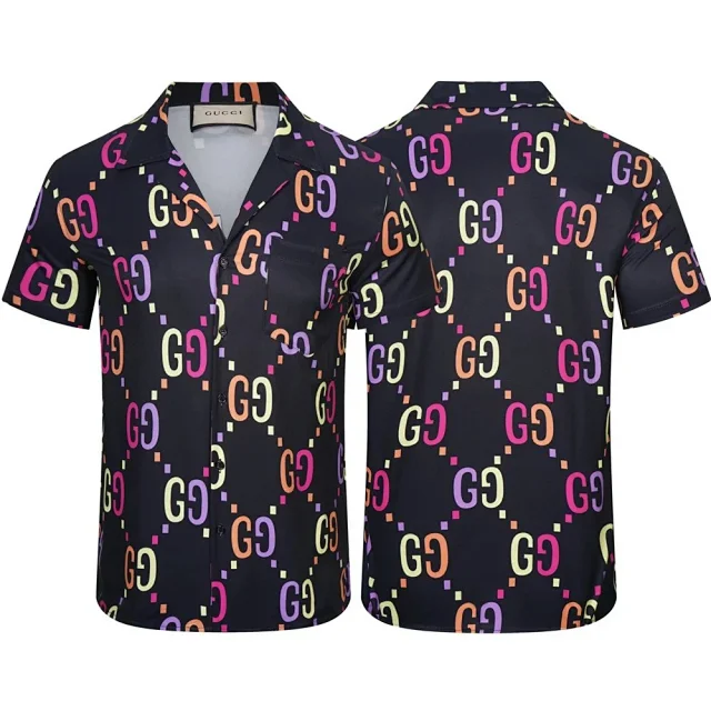Gucci Shirts Short-sleeve printed button-up shirt product detail image 21