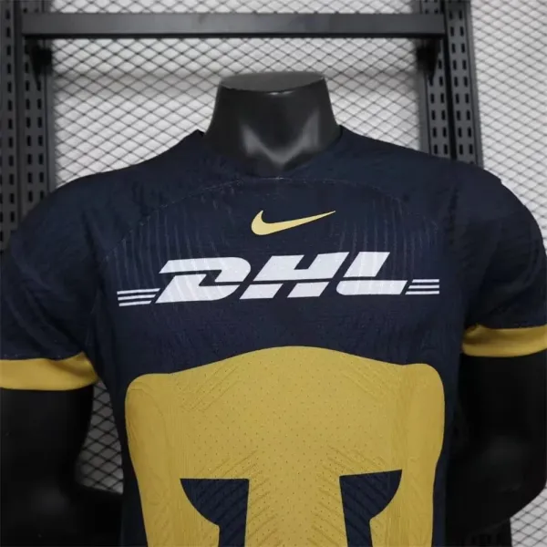 Design Pumas UNAM 2024-25 Home Jersey Navy Yellow Jersey - 3