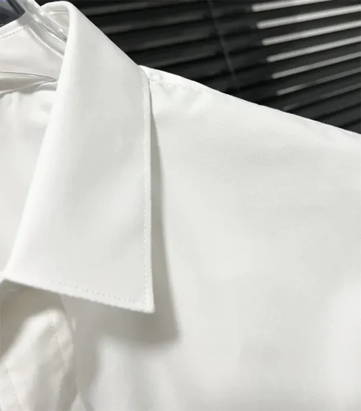 Dolce & Gabbana Embroidered Crest White Shirt - 8