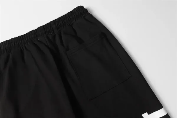 Design Sweatpants Red with Vertical Logo Print - 5