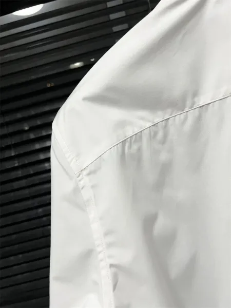 Dolce & Gabbana Embroidered Crest White Shirt - 12