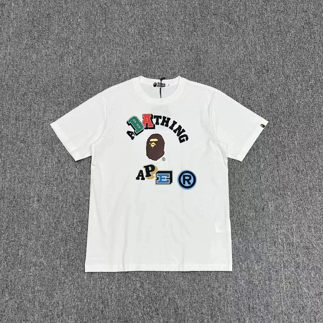 A Bathing Ape T-Shirts Short Sleeve Camouflage Head Graphic product detail image 15