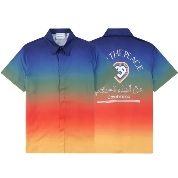 Casablanca Patterned Green Polo Shirt - 32