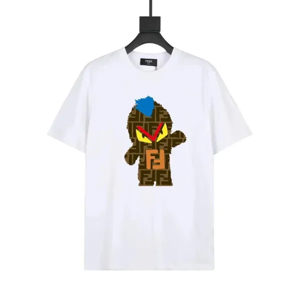Fendi FF Monogram All-Over Black T-Shirt - 27