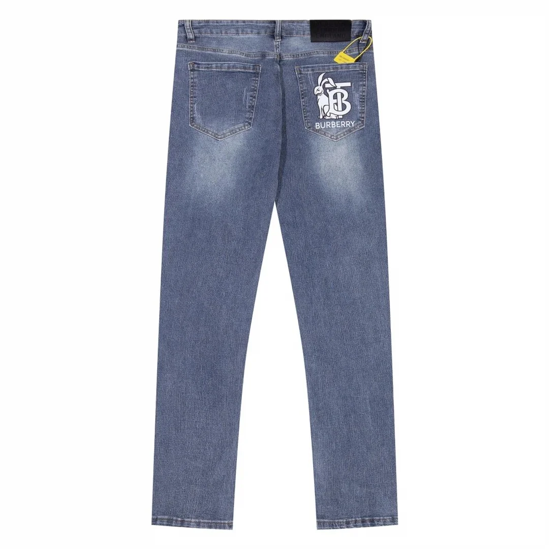 Supreme &  Burberry Straight-Leg Jeans