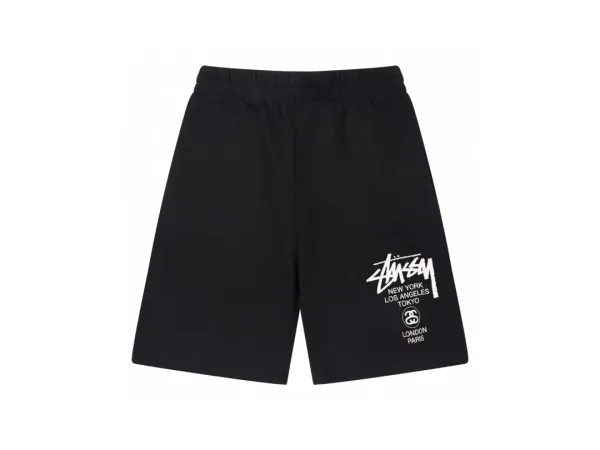 Stüssy Logo Print Teal Performance Shorts - 29