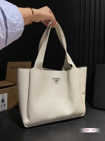 Prada Re-Edition 2005 Tote Bag Yellow Leather Handbag - 12