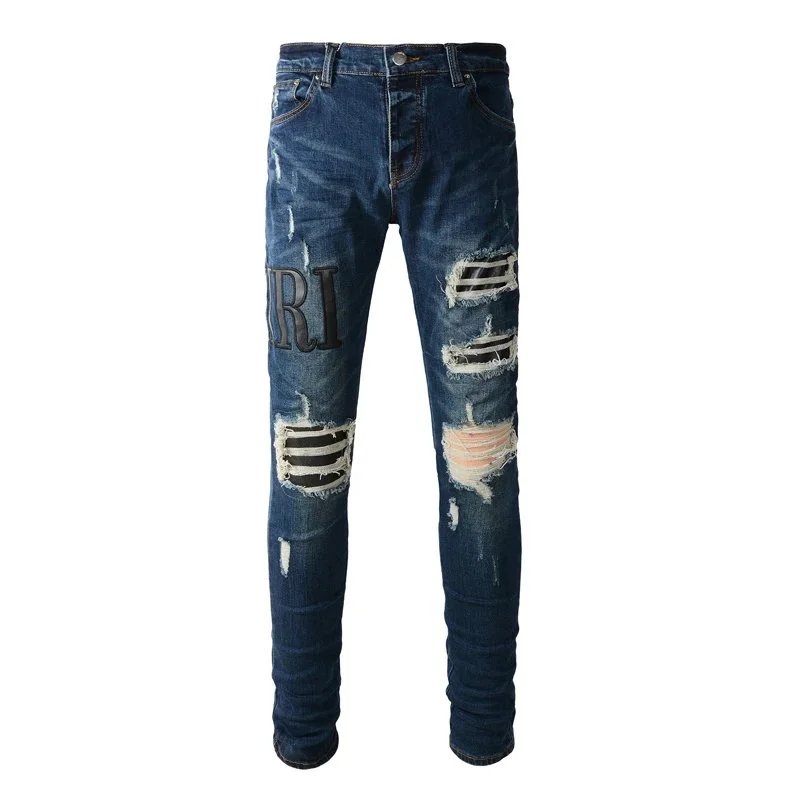 Gallery Dept. Patchwork Distressed Black Jeans - 21