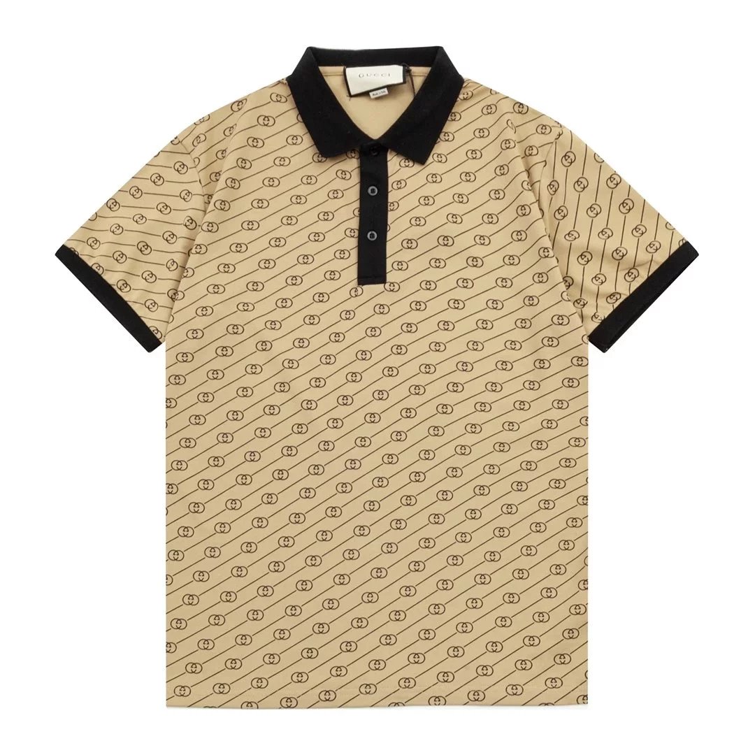 Gucci Pineapple Embroidered Polo Orange Polo Shirt - 13