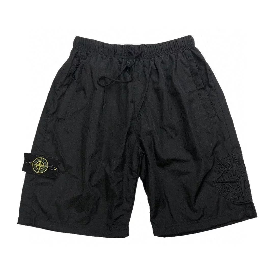 Stone Island Compass Logo Shorts Gray - 16