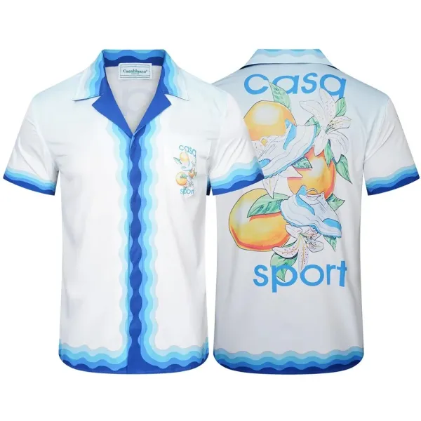 Casablanca Casa Tennis Club White Polo Shirt - 15