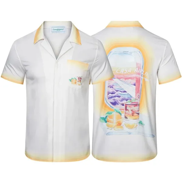 Casablanca Casa Tennis Club White Polo Shirt - 21