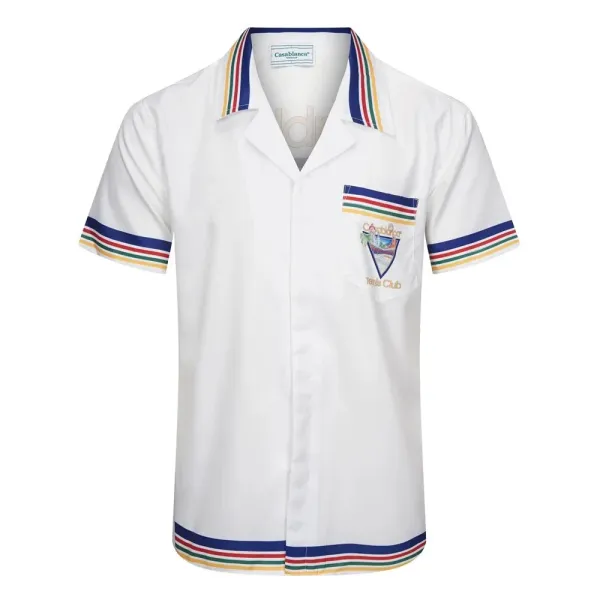 Casablanca Casa Tennis Club White Polo Shirt - 35