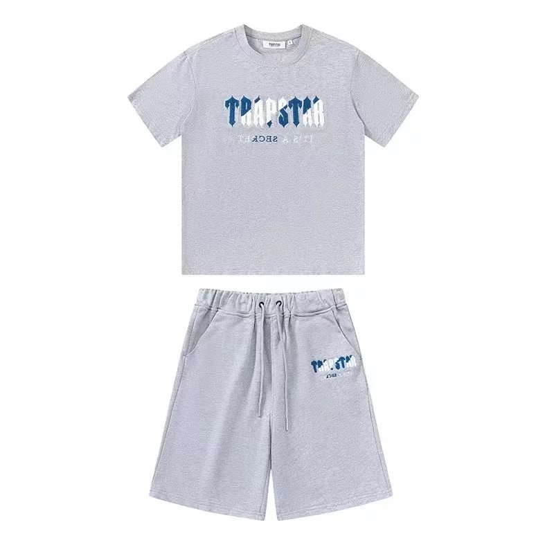 Trapstar T-Shirt and Shorts Set White - 20