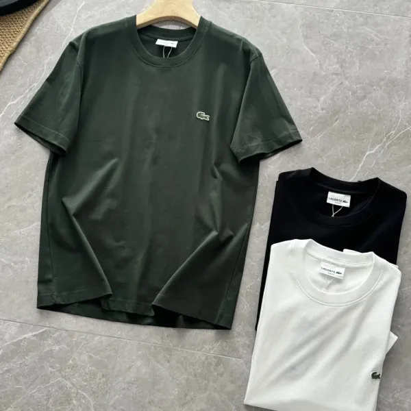 Lacoste Classic Crocodile Logo White T-Shirt - 21
