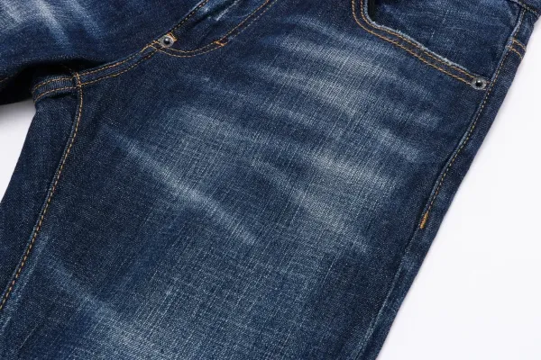 Dsquared2 Distressed Gray Paint-Splatter Slim Fit Jeans - 9