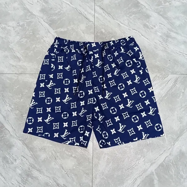 Louis Vuitton Monogram Floral Print Yellow and White Swim Shorts - 28