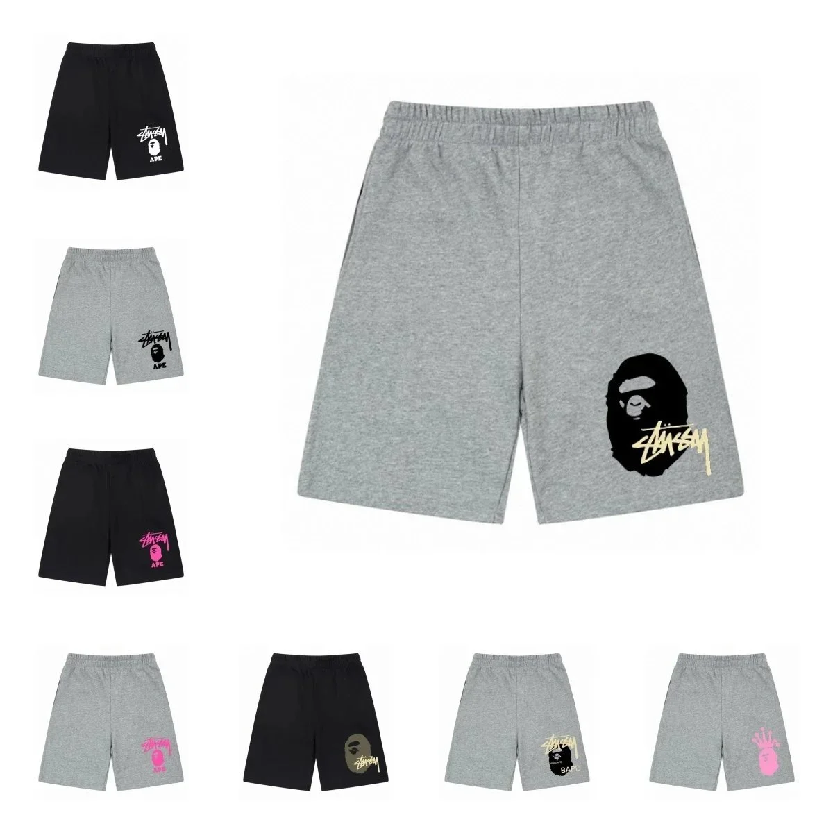 Bape x Stussy Shorts