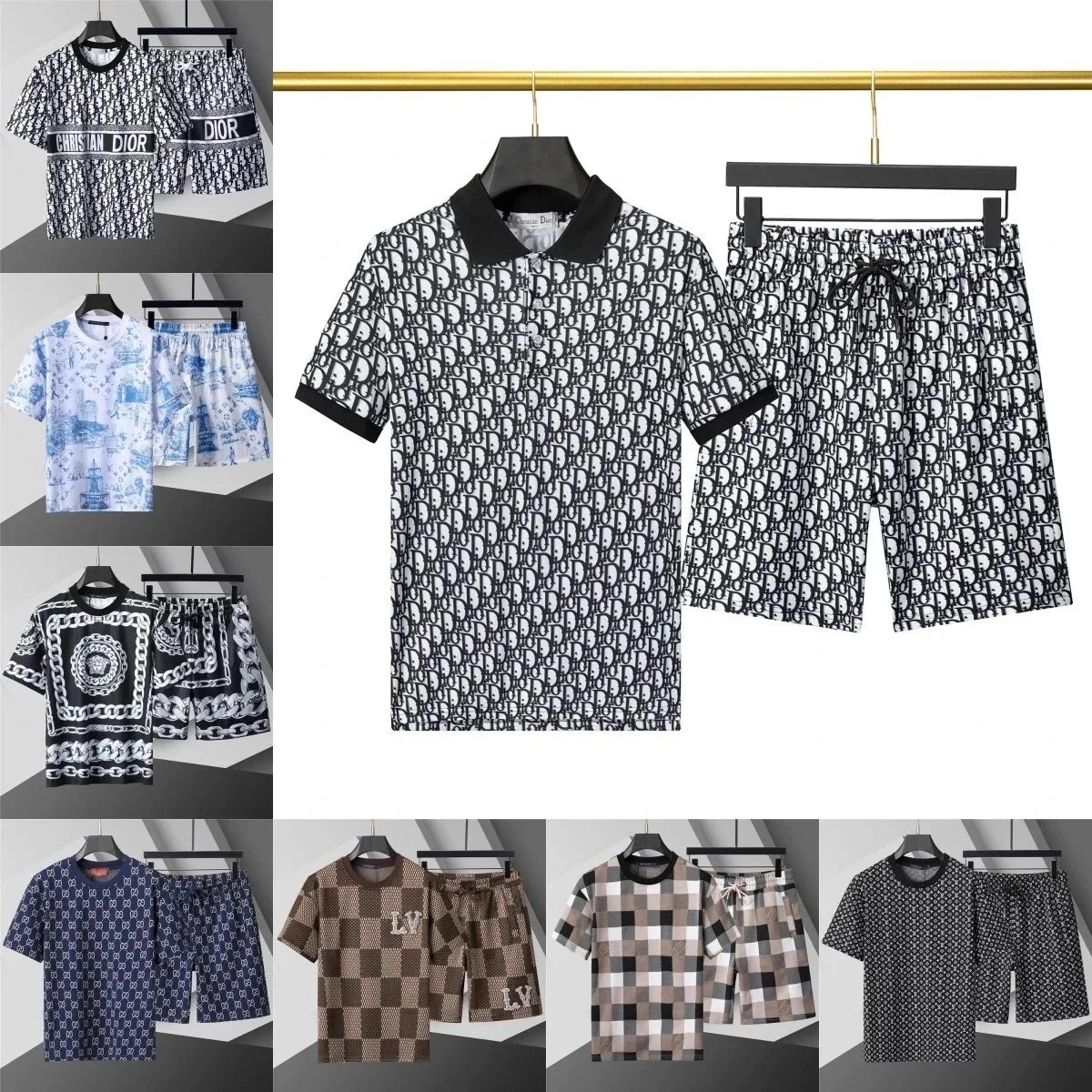 Summer Casual Shorts Suit