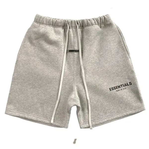 Fear of God Essentials Fleece Shorts Olive Green Shorts - 8