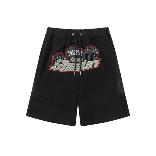 Trapstar London Shooters Black Graphic Shorts - 1