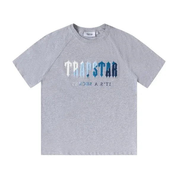Trapstar Logo Embroidered Black Sweatshorts - 11