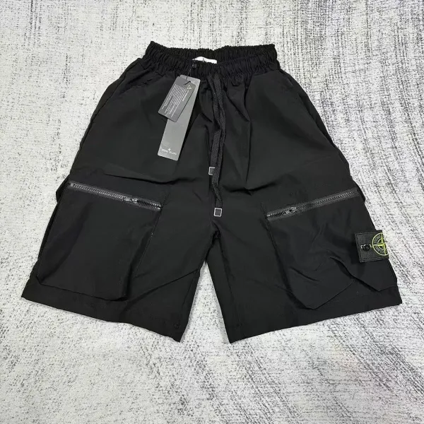 Stone Island Shadow Project Cargo Shorts Black - 1