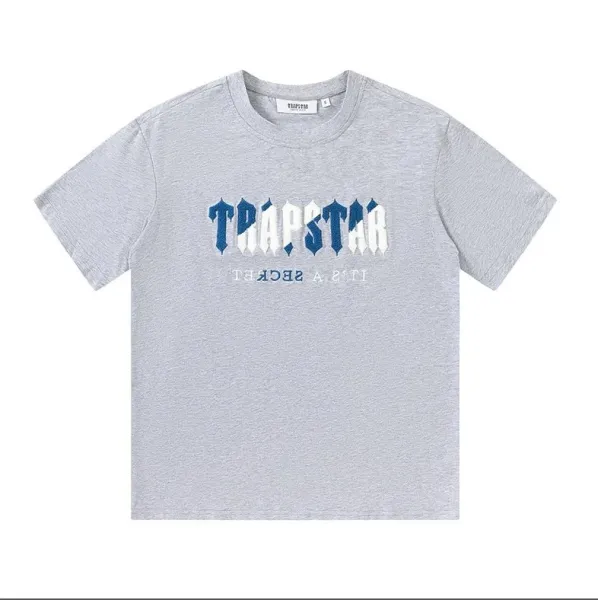 Trapstar Secret Logo Graphic T-Shirt Gray - 1