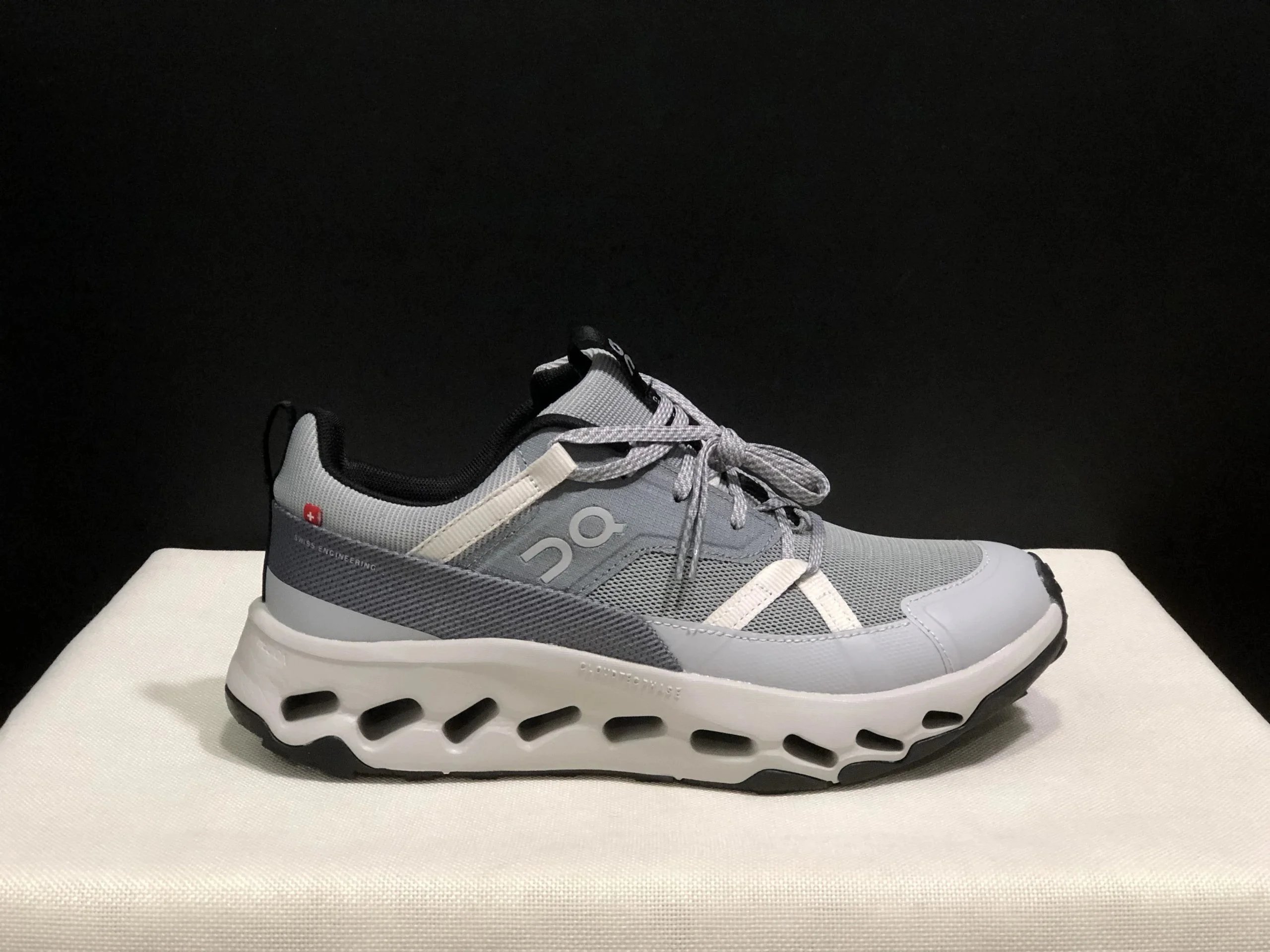On Cloudrock Waterproof Gray Blue Orange Sneakers Running Shoes - 12