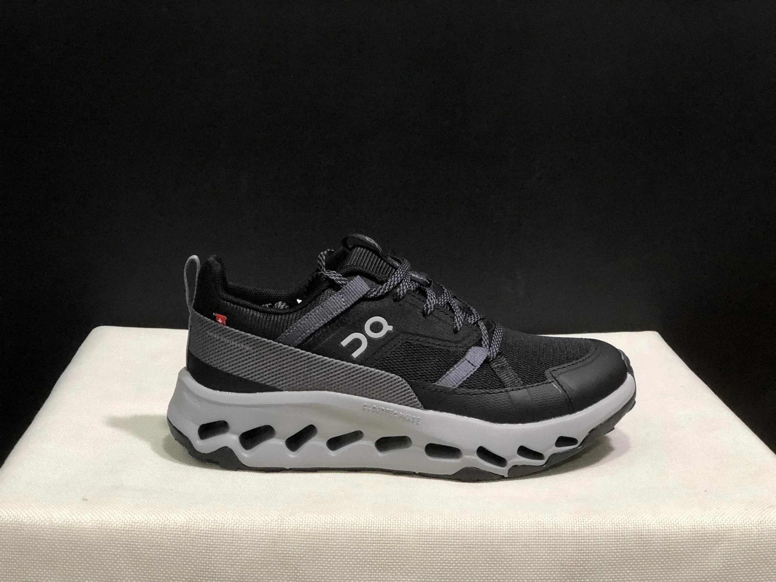 On Cloudrock Waterproof Gray Blue Orange Sneakers Running Shoes - 14