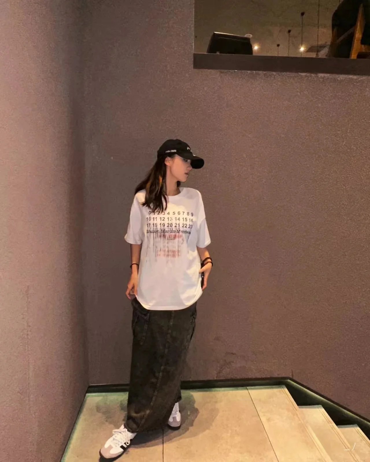 Off-White Industrial Tape Print White T-Shirt - 6