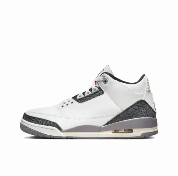 Air Jordan 3 White Cement Grey Sneakers - 1