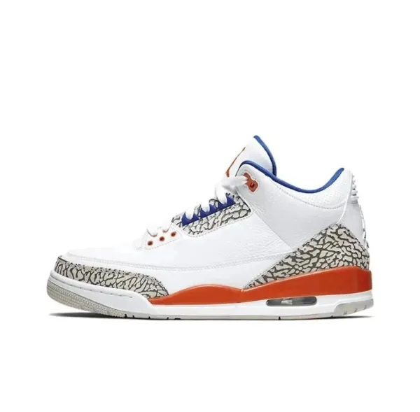 Air Jordan 3 Retro White Cement Orange Sneakers - 1