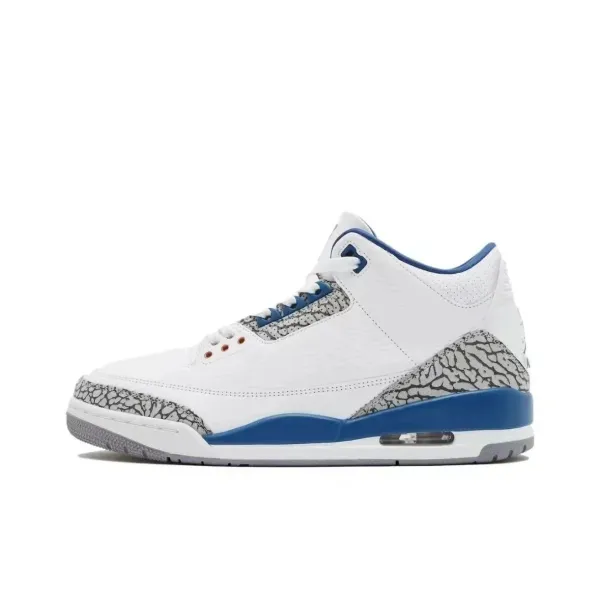 Air Jordan 3 Retro White Cement Grey Sneakers - 8