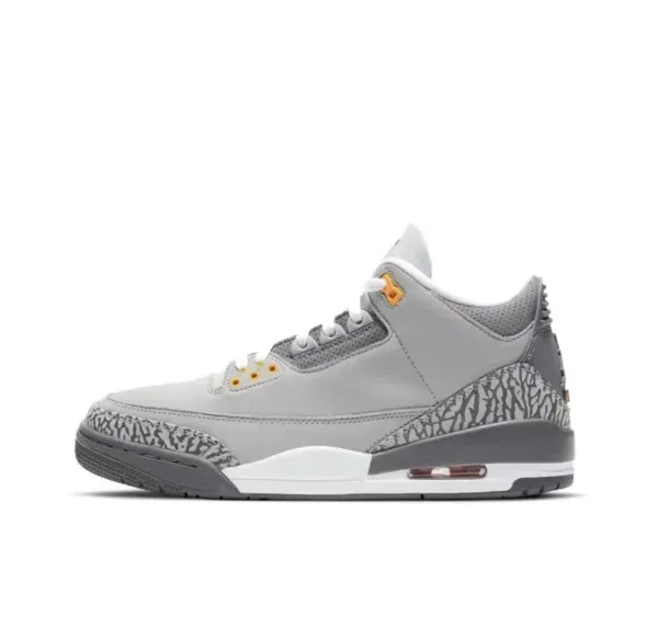 Air Jordan 3 Retro White Cement Grey Sneakers - 7
