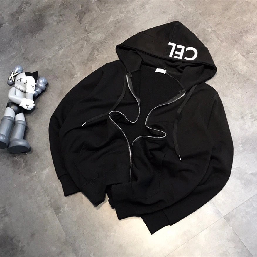 Letter Zip Hoodie Couple photo 6