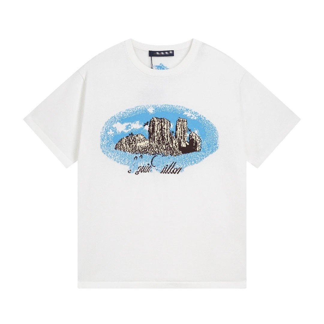 Louis Vuitton Sweater Mountain Jacquard White