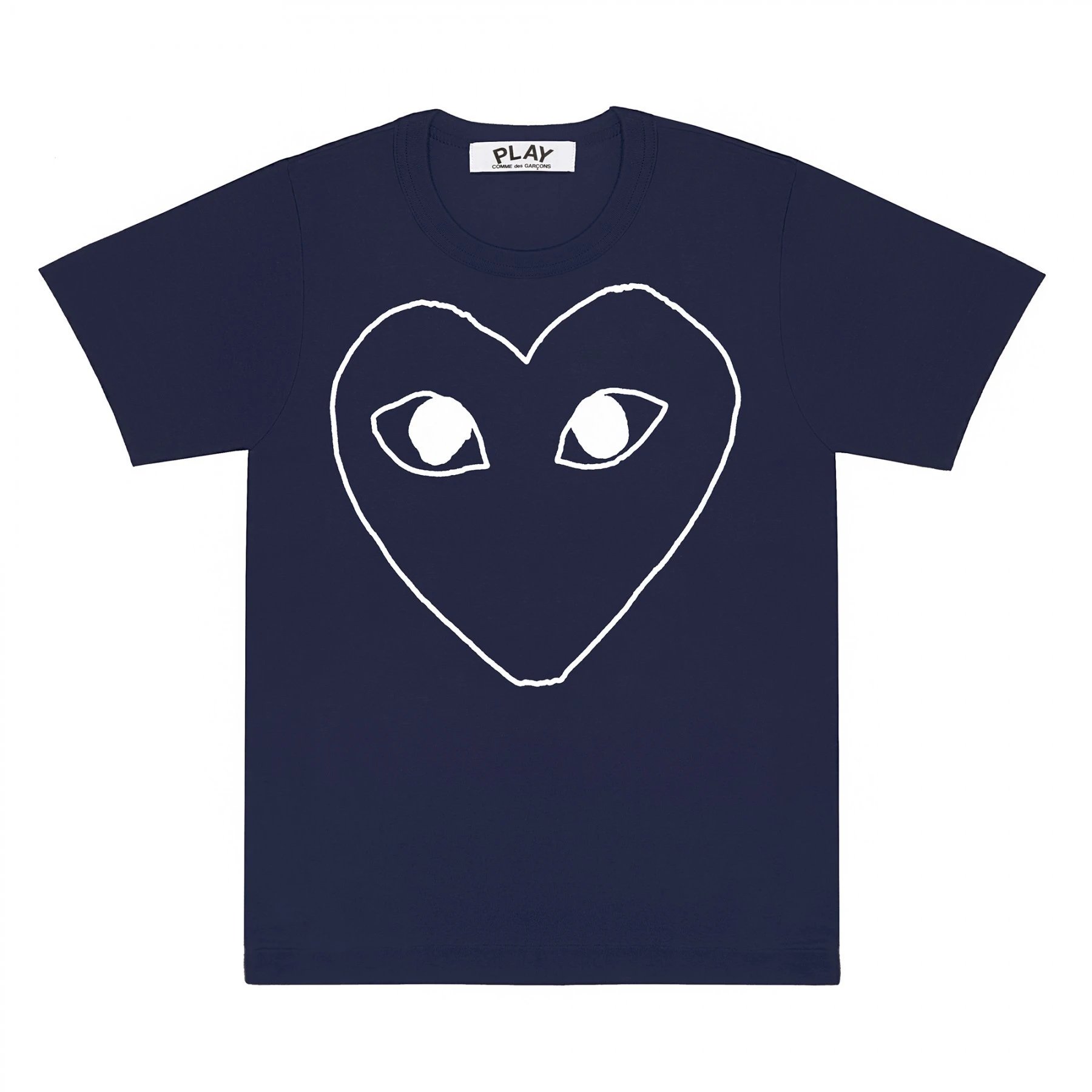 Blue with White Outline