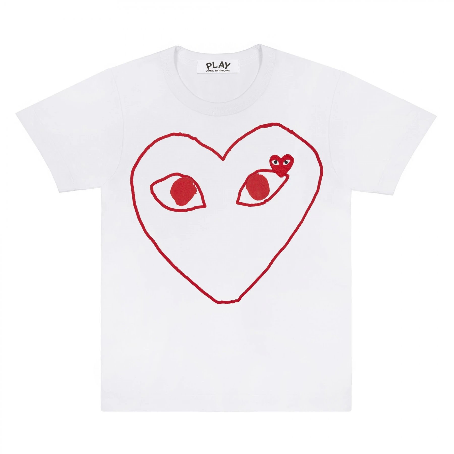 Red Outline with Red Heart
