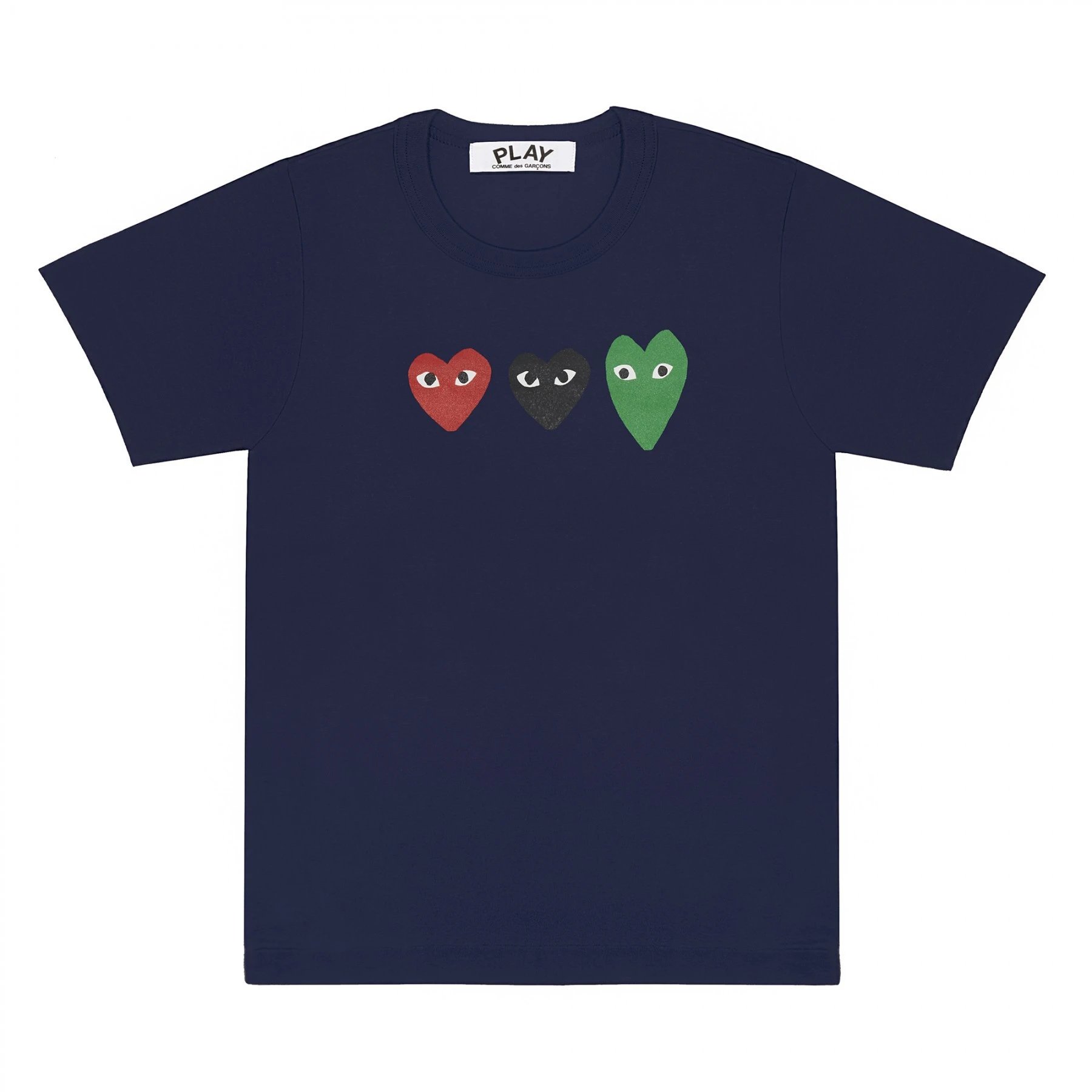 Blue with Three Hearts